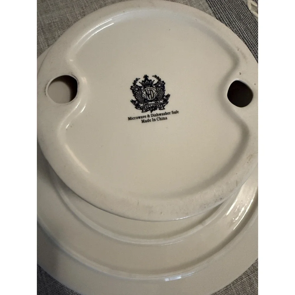 🎂 N D Exclusive Pastel Striped Ceramic Cake Stand • 12